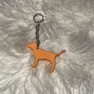 PINK Dog Keychain